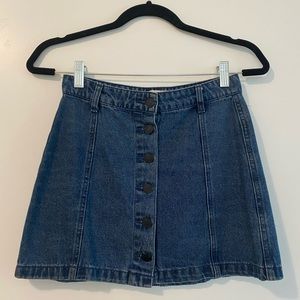 Forever 21 denim miniskirt
